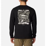 Columbia Explorers Canyon Long Sleeve T-Shirt Black/Road Trip Vibes