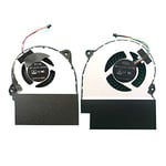 FCQLR CPU + GPU Ventilateur Compatible pour ASUS ROG Strix S7ZC GL702ZC 13NB0FV0M10011 13NB0FV0M09111 Portable Refroidissement Ventilateur