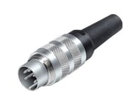 Pärm 99 2025 29 07-20 Kabelkontakt Stickpropp, Rak Totalt Antal Poler: 7 Serie (Rund Kontakt): 581 1 St