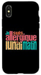 iPhone X/XS I am allergic to Monday morning Case