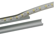 TeraLite LED Aluminiumprofil, 1M för 10W Strip