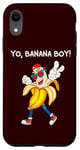 Coque pour iPhone XR Palindrome Yo Banana Boy pour fruits et jeux de mots