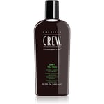 American Crew Hair & Body 3-IN-1 Tea Tree Shampoo, Balsam og Brusegel 3-i-1 til mænd 450 ml