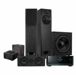 Yamaha RX-V4A &amp; System One H16B med Around-5 5.1 hemmabiopaket, sv
