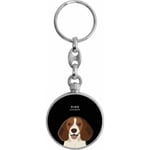 Toff London Beagle Head Dog Keyring TLK-121-VAR