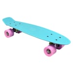 22" Retro Mini Skateboard Aqua