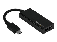 StarTech.com USB-C to HDMI Adapter - USB Type-C to HDMI Converter - 4K 60Hz - Extern videoadapter - USB-C - HDMI - svart - för P/N: TB3DK2DPM2, TB3DOCK2DPPD, TB3DOCK2DPPU, TB4CDOCK