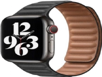 Strado Leather strap for Apple Watch 7 45mm (Black) universal