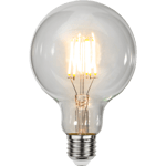 E27 globlampa 95mm LED 4,7W (Gjennomsiktig)