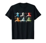 Star Wars The Bad Batch Faces Names and Quotes T-Shirt