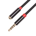 3.5mm Jack AUX O Male to Female Extension Cable with Microphone Stereo 3.5 o Ada