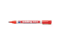 Permanent Marker Edding 404, Rund, 0,7 Mm, Rød