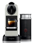 Nespresso 11319 CitiZ White Capsule Coffee Machine with Aeroccino by Magimix