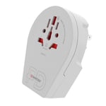 Skross reseadapter med en USB-C-laddare - Vit