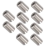 10 st Muttrar för gängreparation Rostfritt stål Fästetillbehör M5 x 0,8 mm M8 x 1,25 mm 12 MM