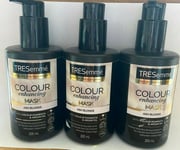 Tresemme Colour Enhancing Mask Ash Blonde Colour Pigments Argan Oil 3 x 200ml NE