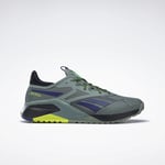 Reebok Nano X2 TR Adventure Shoes Men Harmony Green / Core Black Solar Acid Yellow