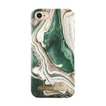 IDEAL OF SWEDEN iPhone SE (2022)/SE (2020)/8/7/6S/6 deksel, golden jade marble