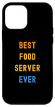 Coque pour iPhone 12 mini Meilleur serveur de nourriture apprécié
