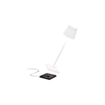 Zafferano - Lampe led poldina pro micro-rechargeable-blanc- ld0490b3