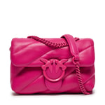 Handväska Pinko Love Puff Mini Cl PE 24 PLTT 100039 A1JO Pink Pinko N17B