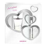 JE T'AIME A La Folie Coffret Cadeau pour Femme Eau de Parfum 100 ml + Vapo de Sac 12 ml • EVAFLORPARIS