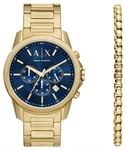 Armani Exchange AX7151SET Men's Gift Set (44mm) Blue Dial / Watch