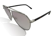 Tom Ford FT0681 Binx Women's Sunglasses 16G Polished Palladium/Brown Mirror