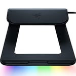 Razer Laptop Stand Chroma V2: Customizable Chroma RGB Lighting - Ergonomic Design - Anodized Aluminum Construction - 4X Port USB-C Hub - Matte Black