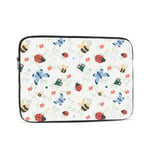 Laptop Case,10-17 Inch Laptop Sleeve Case Protective Bag,Notebook Carrying Case Handbag for MacBook Pro Dell Lenovo HP Asus Acer Samsung Sony Chromebook Computer,Colorful Butterflies Ladybug B 15 inch