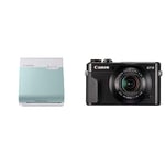Canon SELPHY SQUARE QX10 Green,Portable,4110C002AA+ Powershot G7 X Mark II Digital Camera Camera - Vlogging Camera, with Full HD 60p movies and tilt touch screen