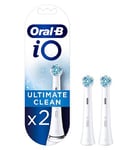 Oral B iO Ultimate Clean White Replacement Electric Toothbrush Heads 2 Pack