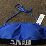 Calvin Klein Intense Power Bandeau Womens Beachwear Bikini Top - C4w Corrib
