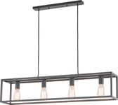 Italux Sigalo Industriell Klassisk Grå Taklampa (Md-Br4366-D4 Gr)