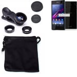 For Sony Xperia Z1 Compact camera lens set macro wideangle fisheye extension