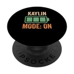 Mode Kaylin allumé, conception de la batterie PopSockets PopGrip Interchangeable