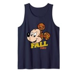 Disney Mickey Mouse Fall Vibes Autumn Leaves Tank Top