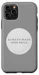 Coque pour iPhone 11 Pro Cadeaux de golf pour homme Balle de golf