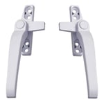 Aluminium Fönsterhandtag, Lås Handtag, Dörr Och Fönsterhandtag 7 Sju Tecken Handtag Enpunkts Lås Inuti Och Utanför Skjutfönster Handtag 7 C