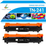 2 Black Toner Cartridge fits for Brother DCP-9015CDW HL-3140CW HL-3150CDW TN241