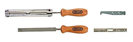 Oregon Q90404 Chainsaw Chain Sharpening & Guide Bar Maintenance Kit, 7/32" Pitch, Set of 5 Pieces