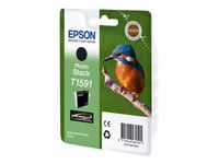 Epson T1591 - 17 Ml - Foto-Svart - Original - Blister - Bläckpatron - För Stylus Photo R2000