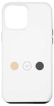 Coque pour iPhone 13 Pro Max Graphique couleur minimaliste astucieux