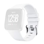 Eariy Sports Band Soft Silicone Compatible with Fitbit Versa 2 Smart Watch, Smooth and Comfortable, Multiple Colours, White