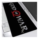ITBT God of War Speed Gaming Mouse Pad,XXL Anime Mouse Mat,800x300mm, Extra Large Mousepad with Non-Slip Rubber Base,3mm Stitched Edges,for Computer PC,B