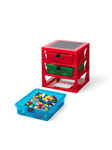LEGO 3-DRAWER STORAGE RACK SYSTEM - Punainen