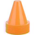 Träningskoner fotboll, fotbollskoner för träning 10 st träning trafikkoner fot Orange