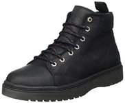 U.S. POLO ASSN. Nevio Leather, Plat Oxford Homme, Blk, 41 EU