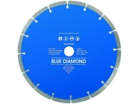 Carat Uni. Blad Ø180mm - Blad Med Blå Diamant, 10 Mm Segment, Torrkapning T/Spårfräs