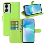 OnePlus Nord 2T PU Wallet Case Green